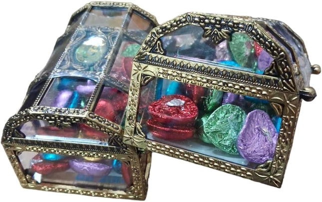 Chocolate Heart in Treasure Box (Pack of 2)
