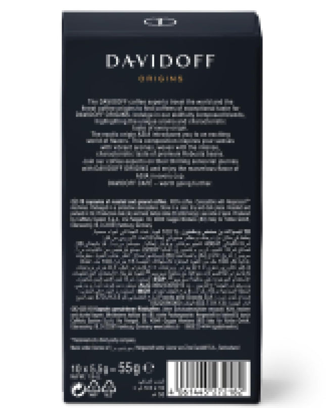 Davidoff Origins Asia Espresso Coffee 9/12 Intensity 10x Capsules, 1.94 oz ℮ 55 g