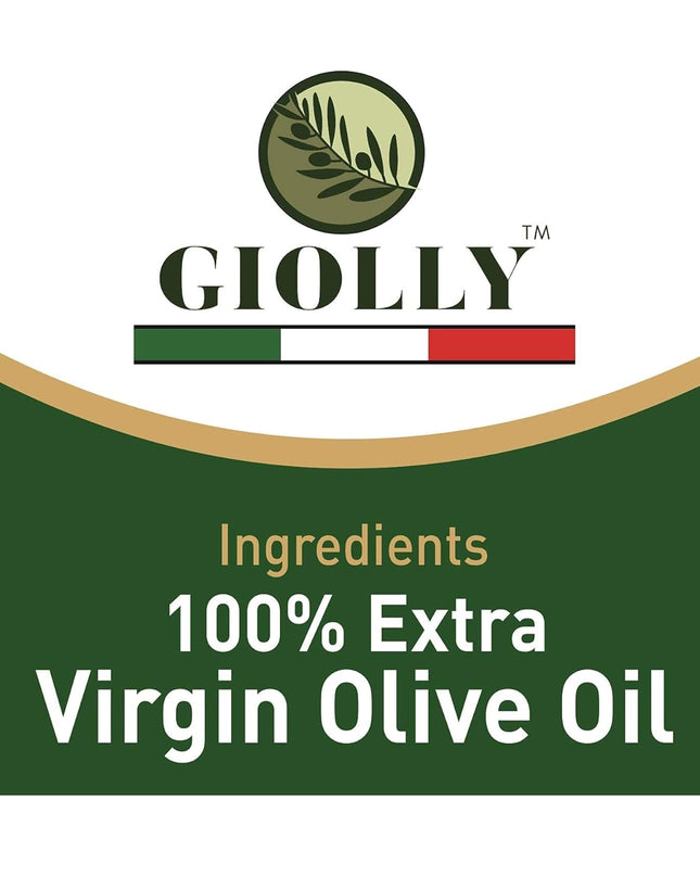 Giolly Extra Virgin Olive Oil 1 Litre Pet Bottle, Extra Virgin Olive Oil, Olive Oil for Cooking, Olive Oil for Salad Dressing & Flavoring, Extra Virgin Olive Oil