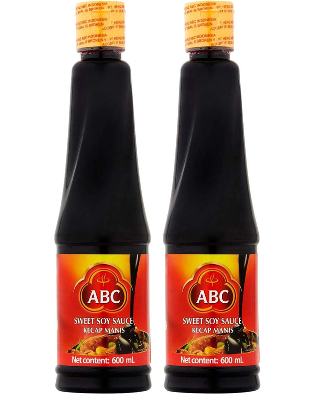 ABC Sweet Soy Sauce, Kecap Manis, 2 x 600 ml