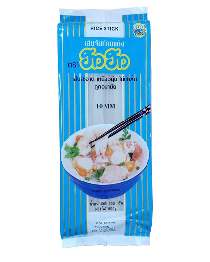 How How 10MM Rice Stick Noodles, 17.64 oz ℮ 500g