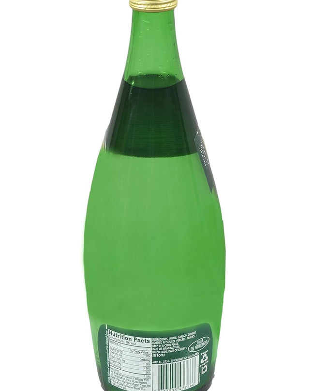 Perrier Carbonated Water (Sparkling Water) 750ml Glass Bottle