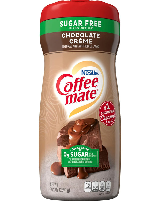 Nestle Sugar Free Chocolate Crème Coffee Mate Bottle, 289 g