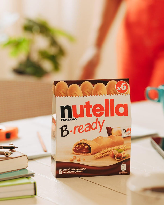 Nutella B-Ready Wafer, 6 X 22 g