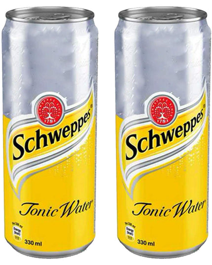 Schweppes Tonic Water Pack of 2 - 330ml Each