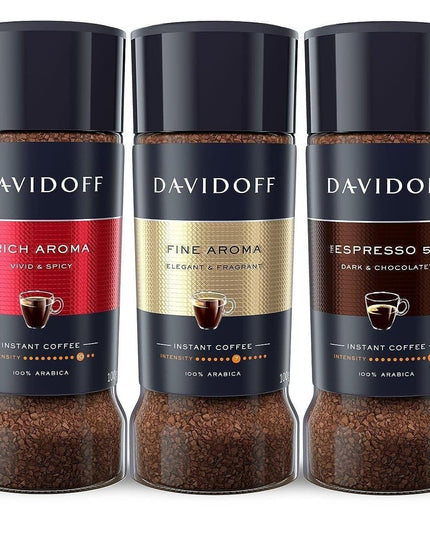 Davidoff Instant Coffee Variety Pack – 3 x 100g Jars
