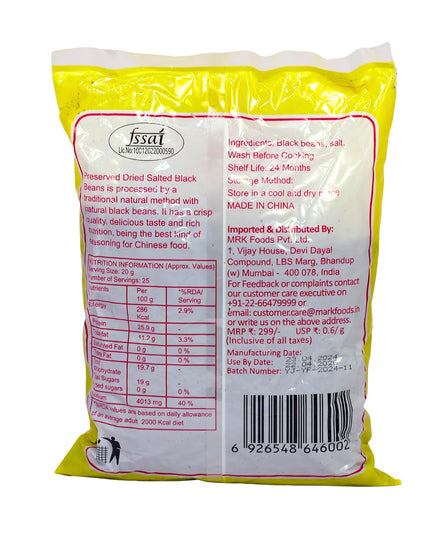 Triple Elephant Preserved Dried Salted Black Beans-500g