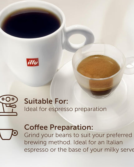 Illy Regular Coffee Beans, 250 Gram, Can, Vegetarian