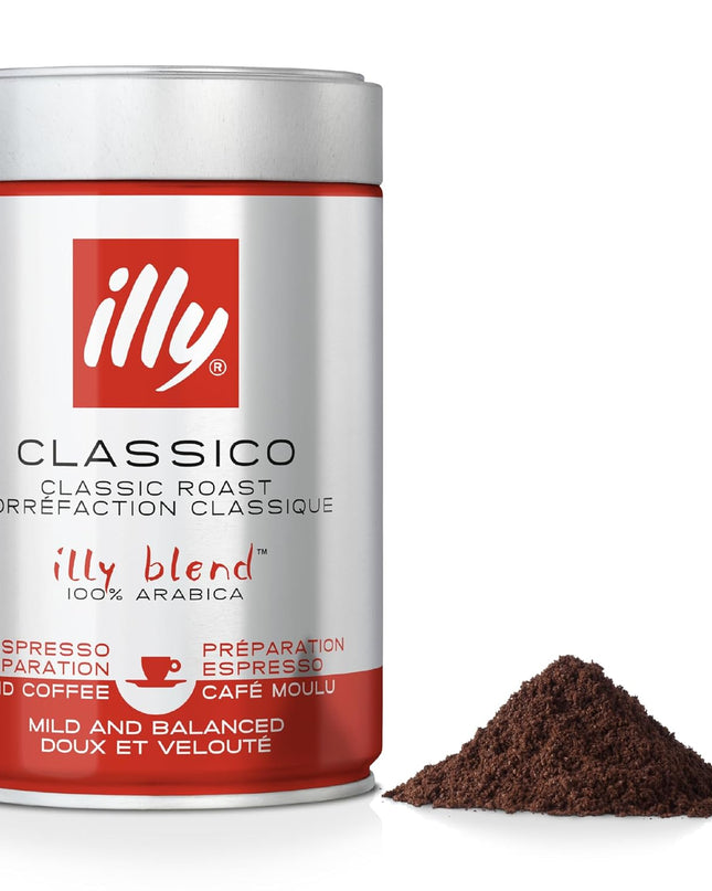 Illy Espresso Medium Roast Ground Coffee - 250 Gram|Can