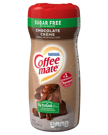 Nestle Sugar Free Chocolate Crème Coffee Mate Bottle, 289 g