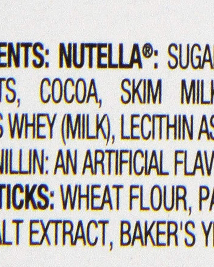 Nutella & Go Hazelnut Spread & Malted Bread Sticks, 52 Grams