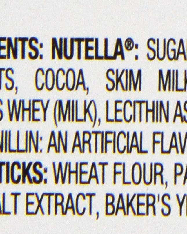 Nutella & Go Hazelnut Spread & Malted Bread Sticks, 52 Grams