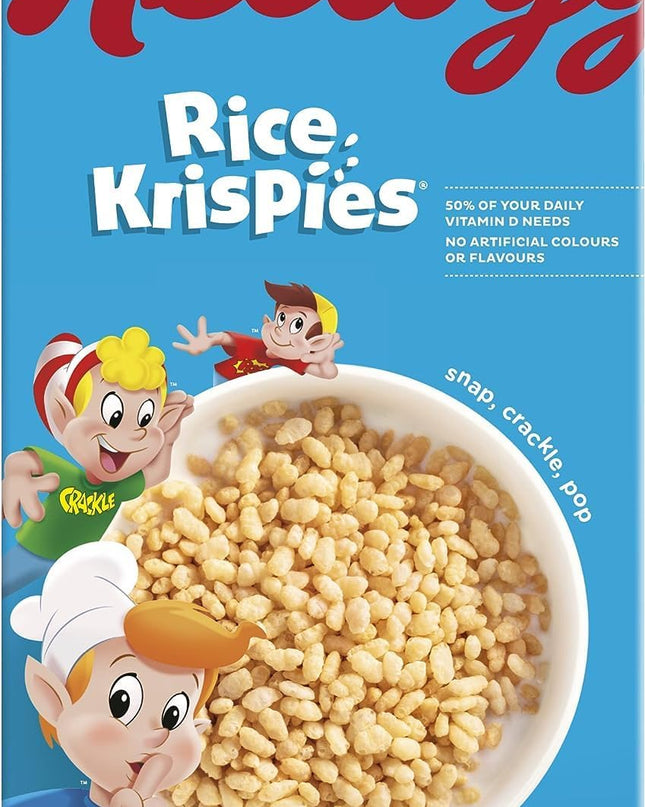 Kelloggs Toasted Rice Krispies Breakfast Cereal, No Artificial Colors And Flavours, 430g (Pack Of 2) Imported From UK