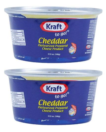 Kraft Cheddar Cheese, 2 x 190 g