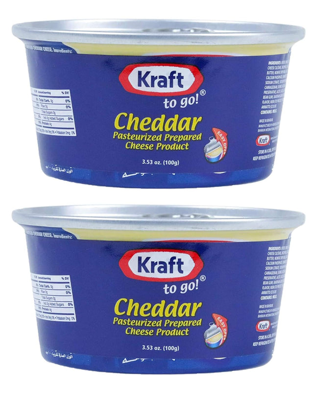 Kraft Cheddar Cheese, 2 x 190 g