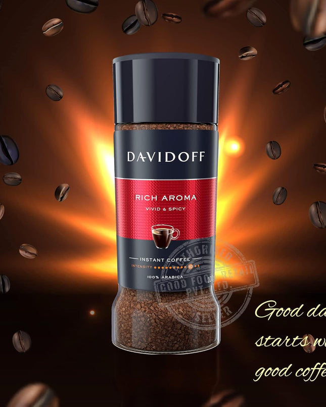 Davidoff Rich Aroma Instant Coffee 7/12 Intensity – 100g