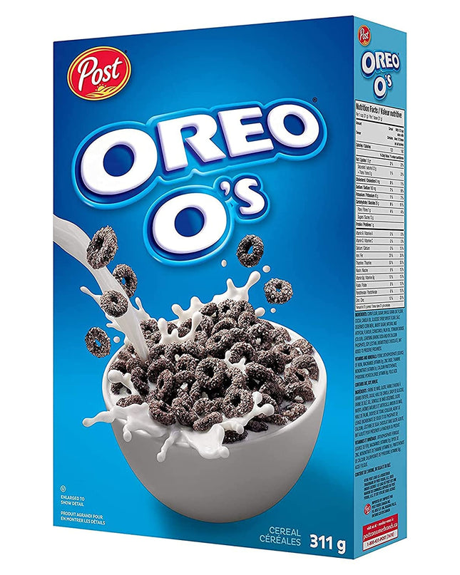 Post Oreo O's Cereal Pouch, 311 G - Oreo