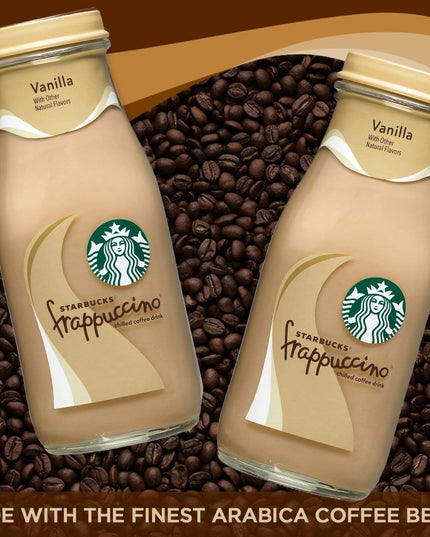 Starbucks Frappuccino Vanilla Drink No Artificial Flavors, 281 ml