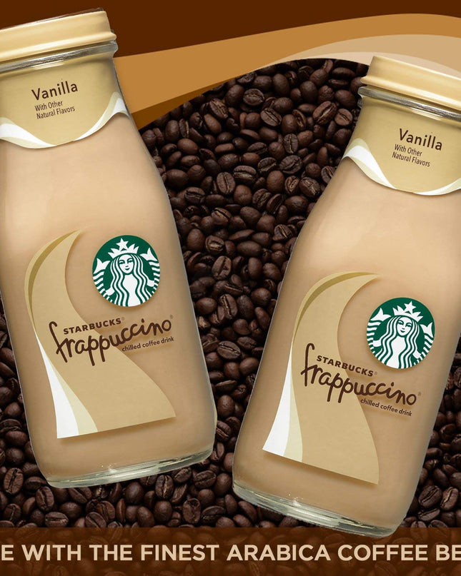 Starbucks Frappuccino Vanilla Drink No Artificial Flavors, 281 ml