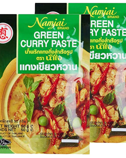 Namjai Green Curry Paste, 2 X 50 Gm