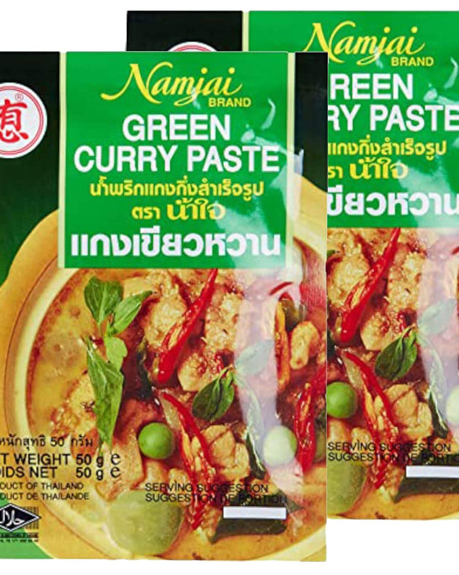 Namjai Green Curry Paste, 2 X 50 Gm