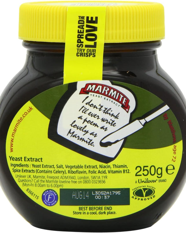 Marmite Spread Yeast Extract, 250 g