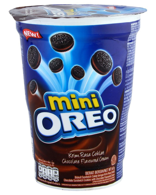 Mini Oreo Chocolate Sandwich Cookies with Vanilla Cream 61.3g
