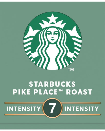 STARBUCKS Pike Place Roast Coffee Pods (10 Capsules)