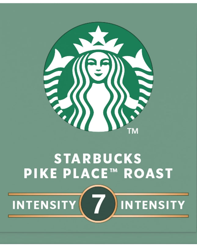 STARBUCKS Pike Place Roast Coffee Pods (10 Capsules)