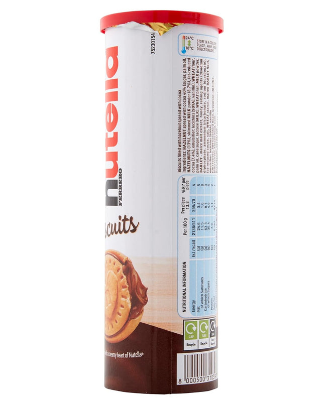 Nutella Biscuits Tube, 166 g