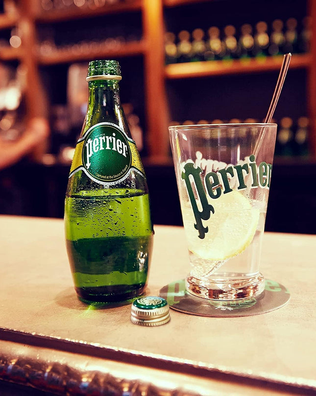 Perrier Natural Mineral Carbonated Sparkling Water, Pack of 12 Bottles, 12 x 330 ml (Imported)