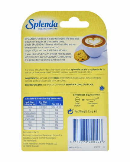 Splenda Sugar Alternative, 7.5 g