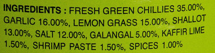 Namjai Green Curry Paste, 400 gram