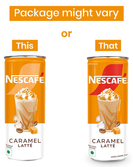 Nescafe Café Style Caramel Latte Can, 200 ml