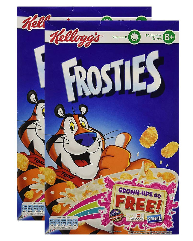 Kellogg's Frosties Cereal, 2 x 500 g
