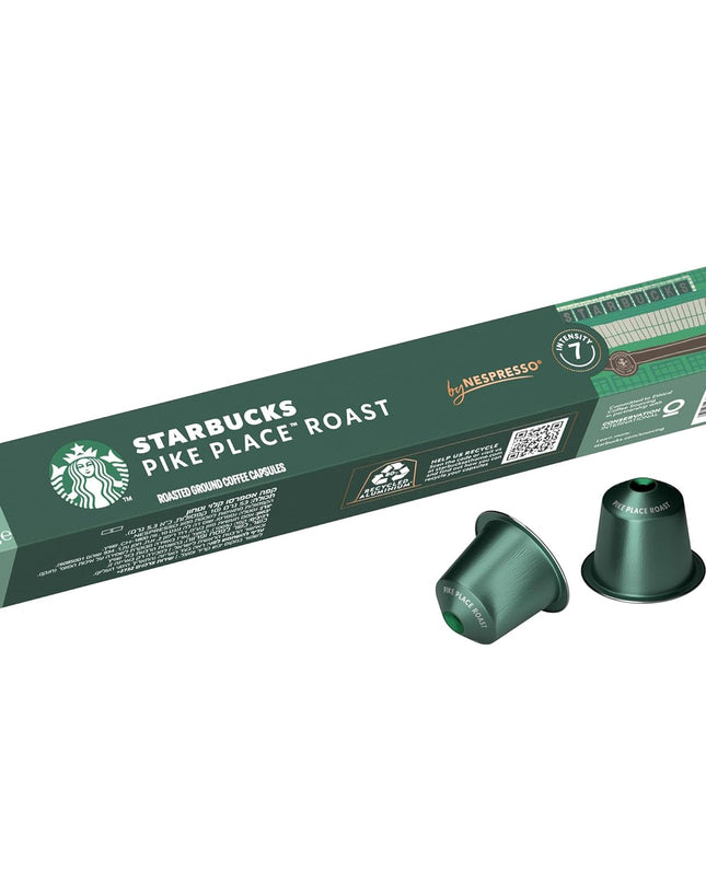 STARBUCKS Pike Place Roast Coffee Pods (10 Capsules)