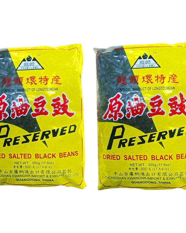 Triple Elephant Preserved Dried Salted Black Beans-500g | Pack of 2