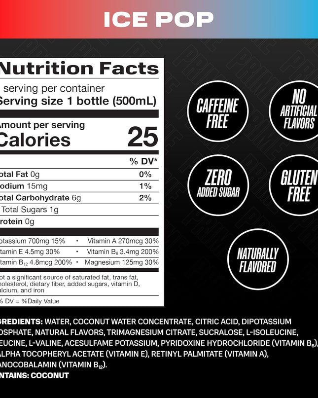 Prime Ice Pop Energy Drink, 500ml