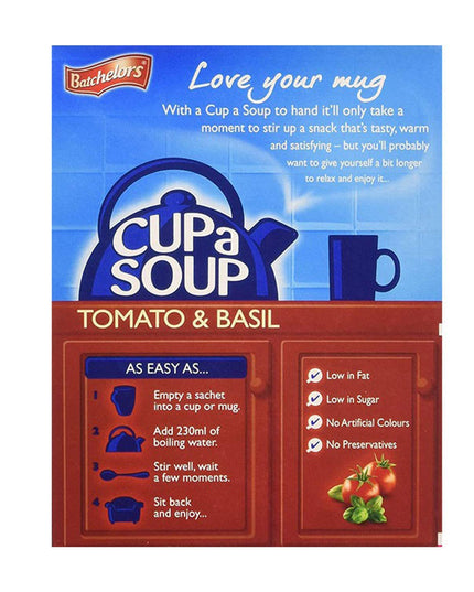 Batchelor's Cup a Soup with croutons 4 Sachets - Tomato & Vegetable - 2 Pack, 2 X 104 g