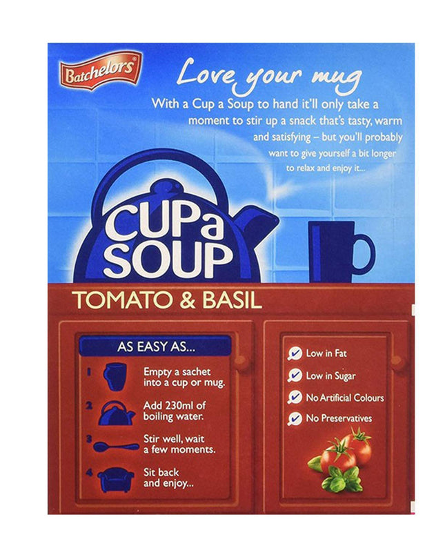 Batchelor's Cup a Soup with croutons 4 Sachets - Tomato & Vegetable - 2 Pack, 2 X 104 g
