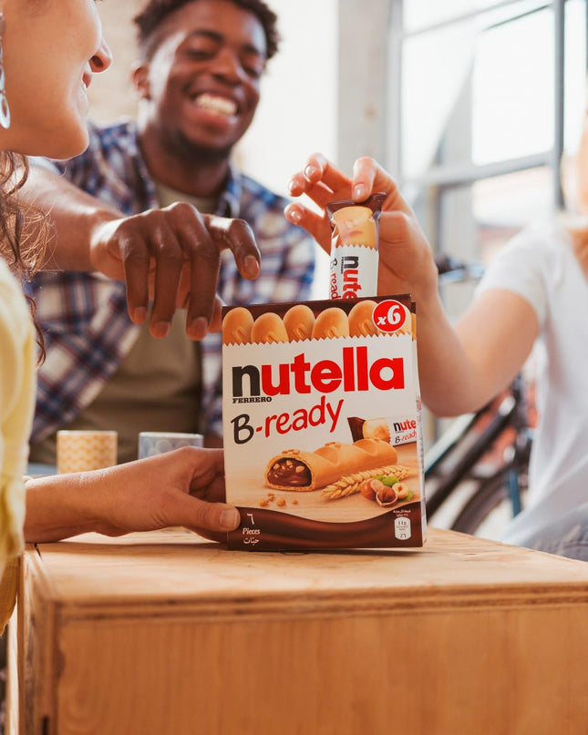 Nutella B-Ready Wafer, 6 X 22 g