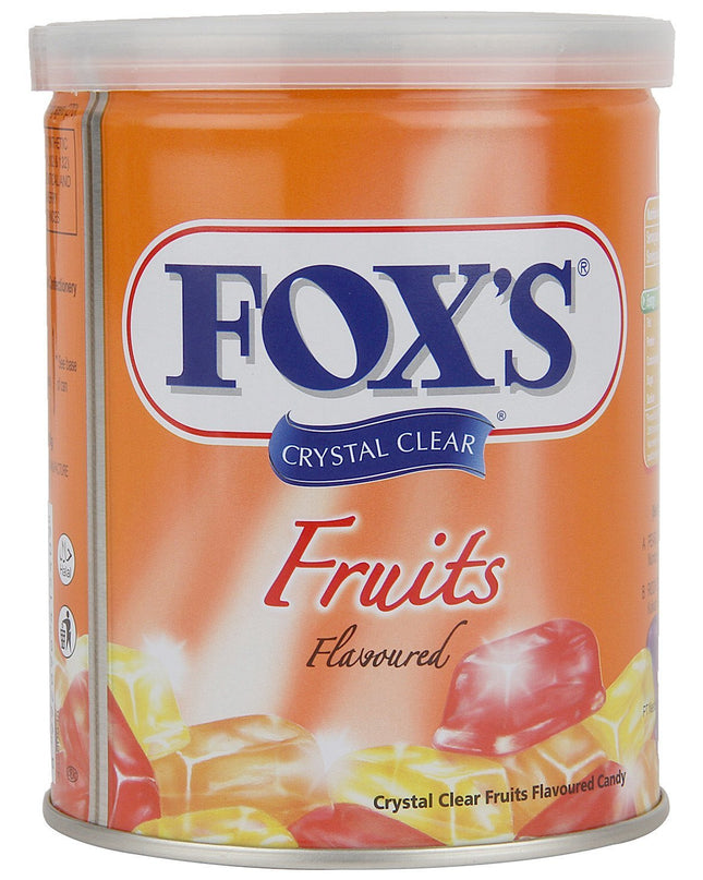 Nestle Fox's Crystal Clear Candy - Fruits, 180g Tin