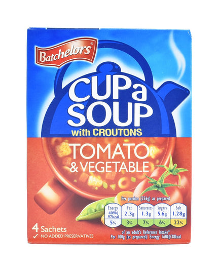 Batchelors Cup a Soup Tomato & Vegetable with Croutons - 104g