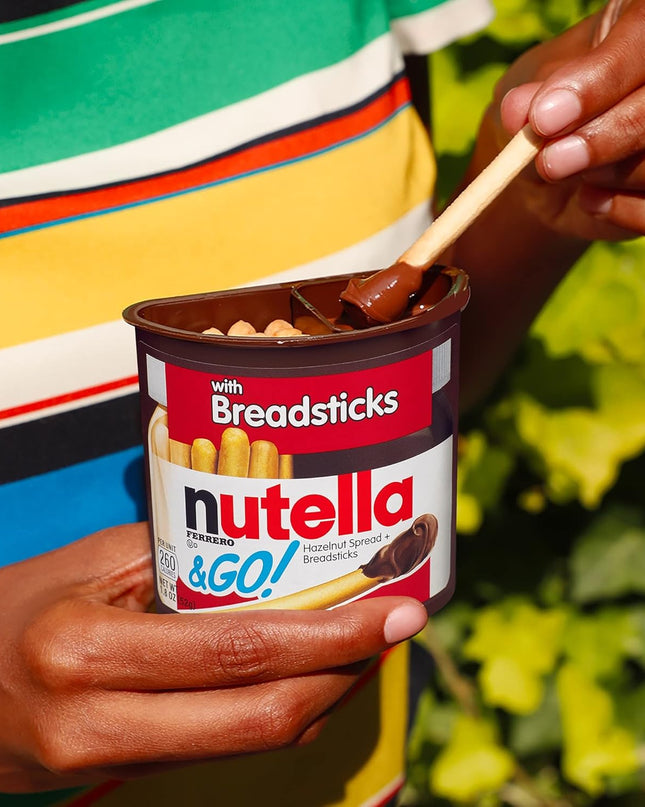 Nutella & Go with Breadsticks, 6 Pack, 6 x 52 g