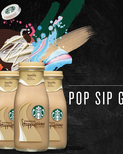 Starbucks Frappuccino Vanilla Drink No Artificial Flavors, 281 ml