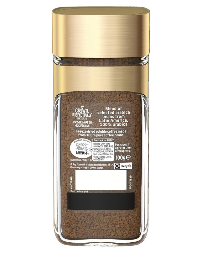 Nescafe Gold Alta Rica Instant Ground Coffee Jar, 100 G