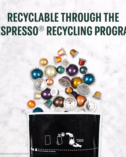 Starbucks by Nespresso Capsules, (50 Pods, Compatible With Nespresso Original Machines) (Mild Variety Pack), Box - 0.057 Kg