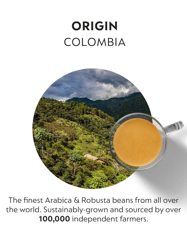 Nespresso Colombia Master Origin Coffee Capsules, Original Line, Medium Roast, 50 Count (5 Sleeves)