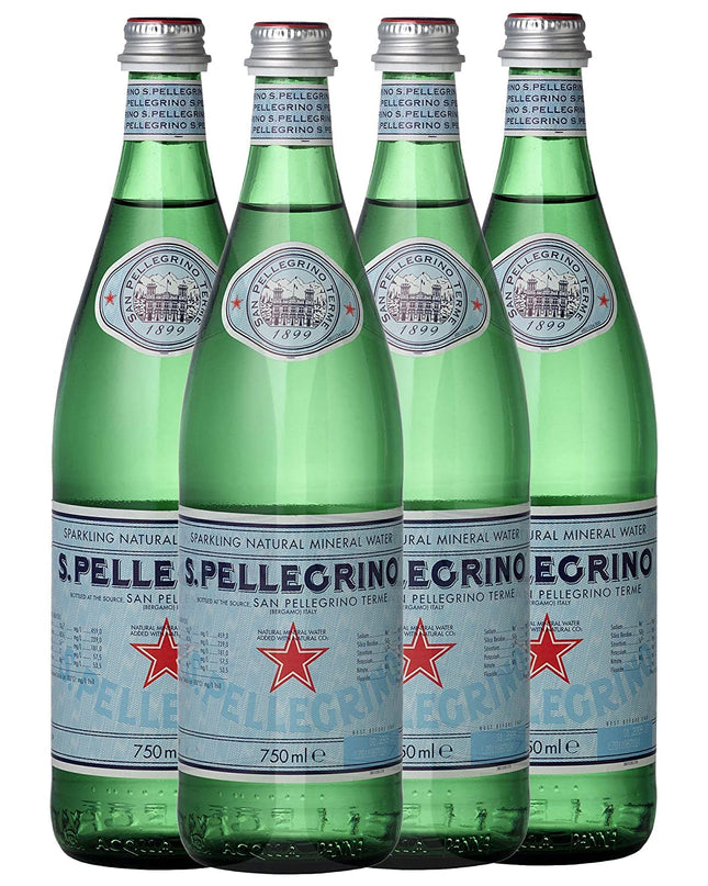 San Pellegrino Sparkling Water 750ml x 6 Bottles