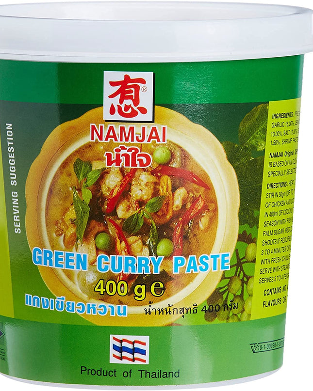 Namjai Green Curry Paste, 400 gram